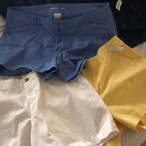 3 pairs NWT old navy shorts